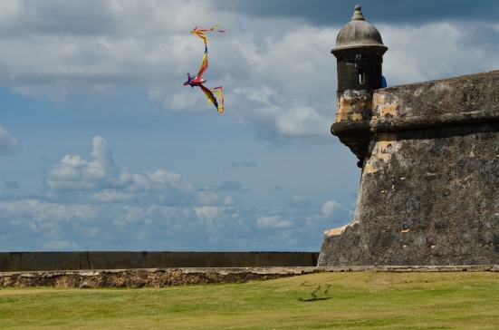 El Morro kites, Puerto Rico