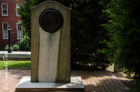 Grave stone of Poe's mother, St. John Churc, Richmond