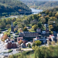 Hiking over Harpers Ferry