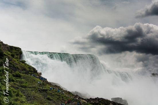 American Falls, view from the boat, Canada