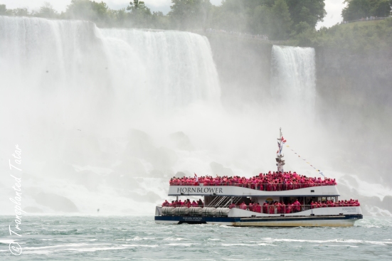 Boat against Horseshoe Falls, Niagara Falls, Canada 