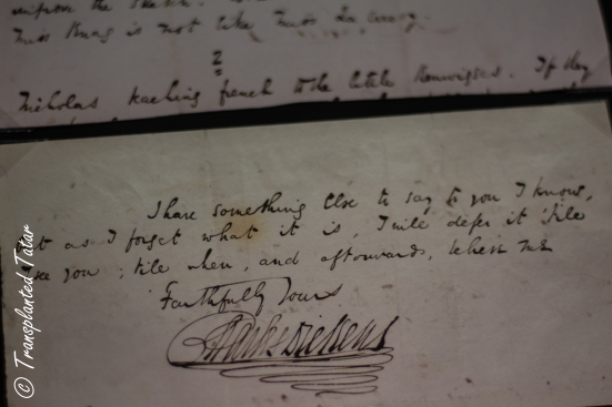 Letter from Charles Dickens, Huntington Library